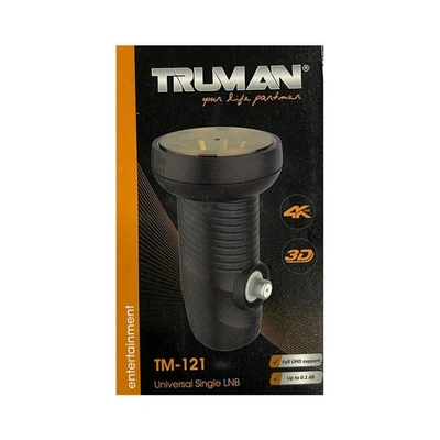 محول LNB ترومان - منفذ واحد - TM-121 - أسود