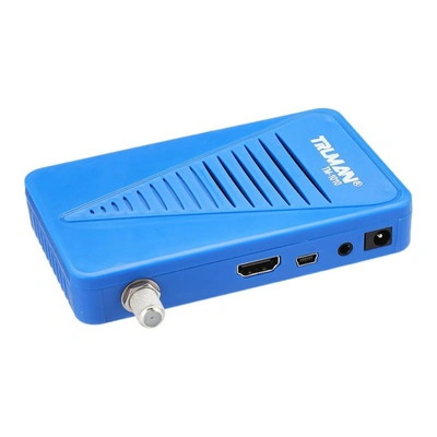 جهاز استقبال ترومان - TM-1010 - ميني - FHD - أزرق