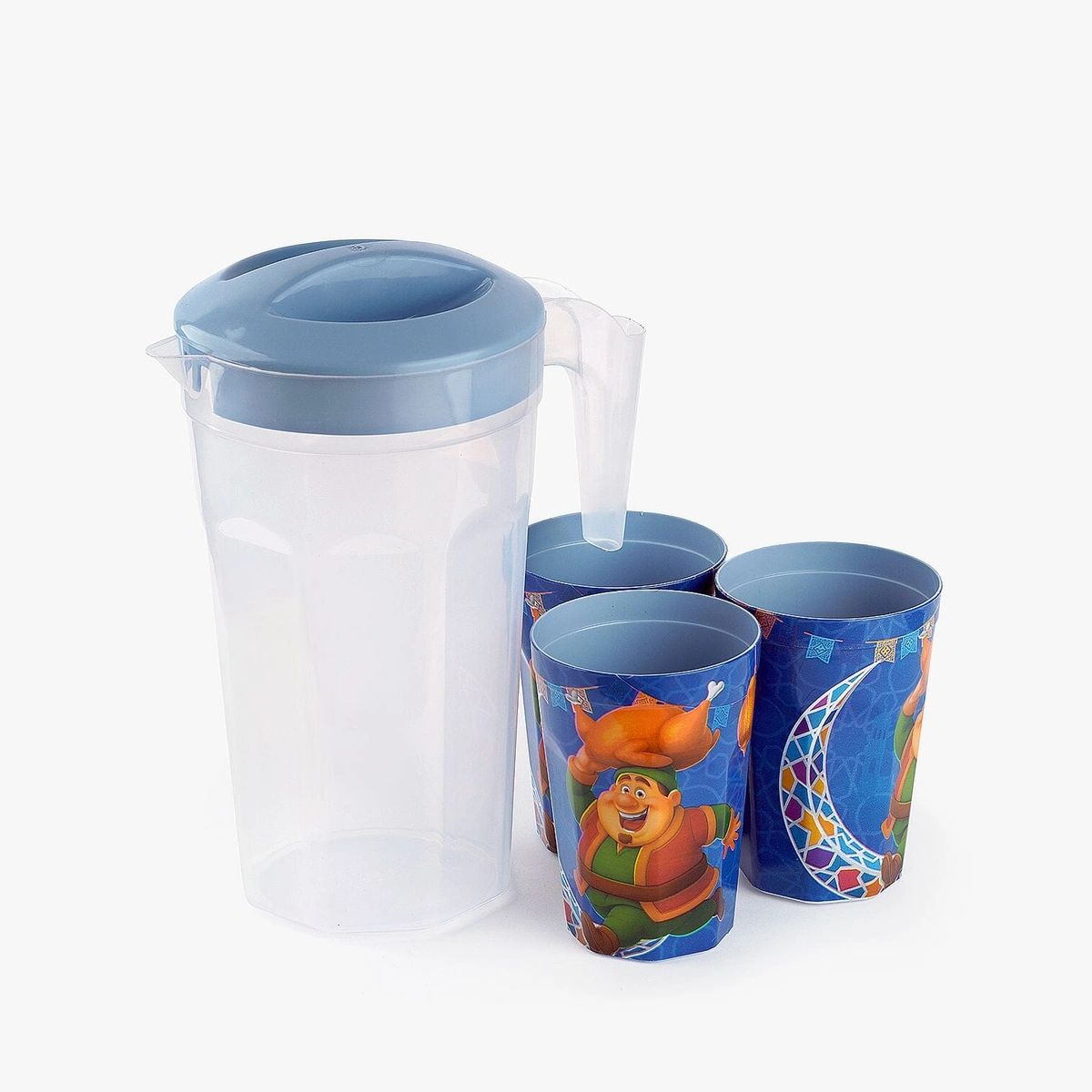 طقم شفشق مع 3 كوب زمزم - 1.7 لتر