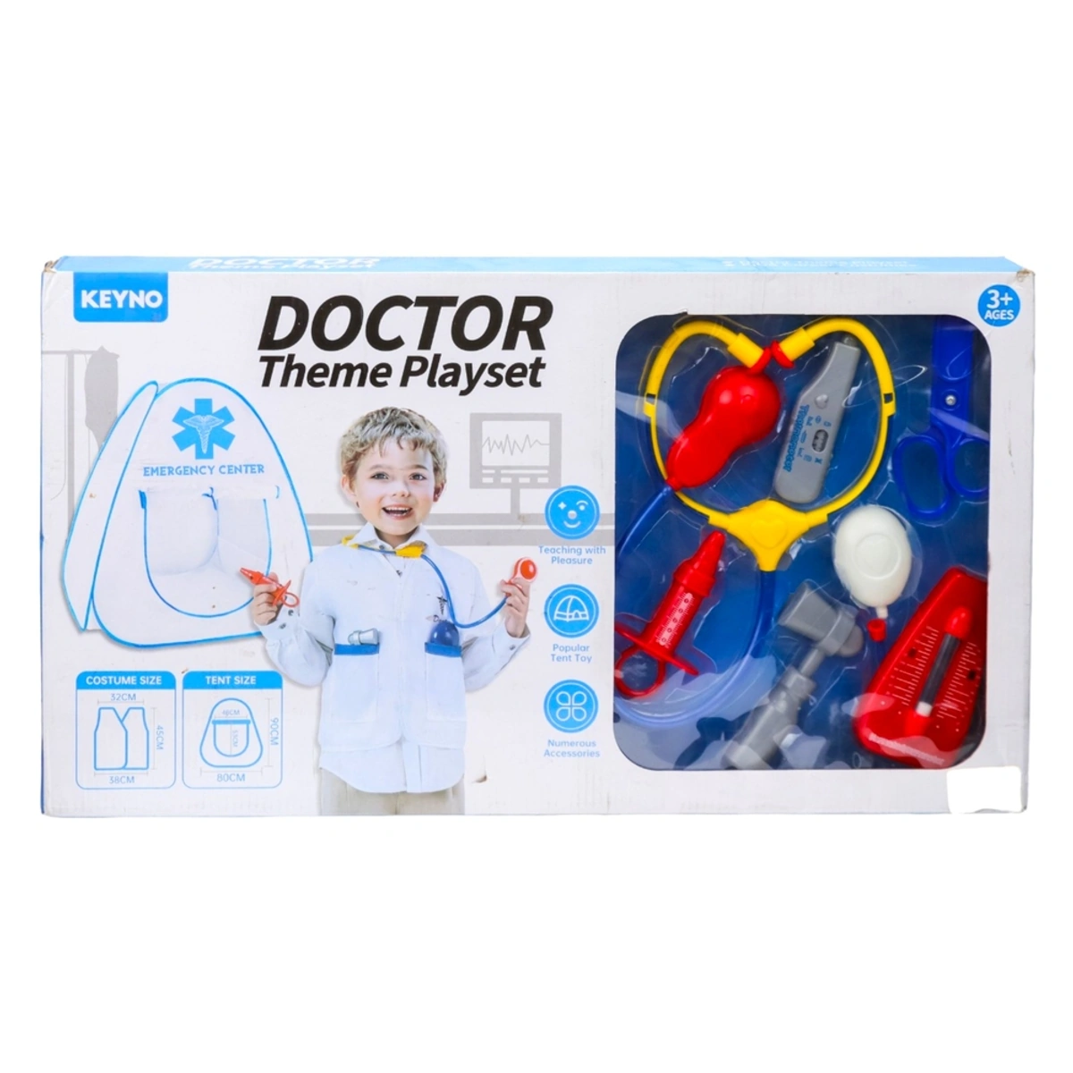 Kids Doctor Tools with Medical Tent & Accessories - Educational Play