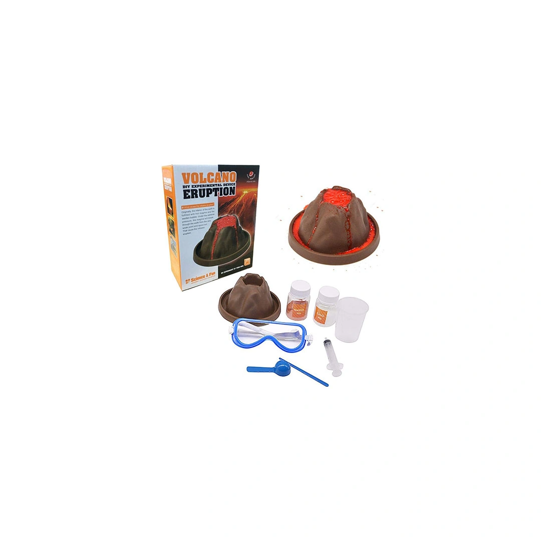 لعبة التجربة البركانية للاطفال