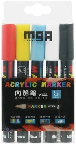 علبة اقلام سبورة - 5 قطع