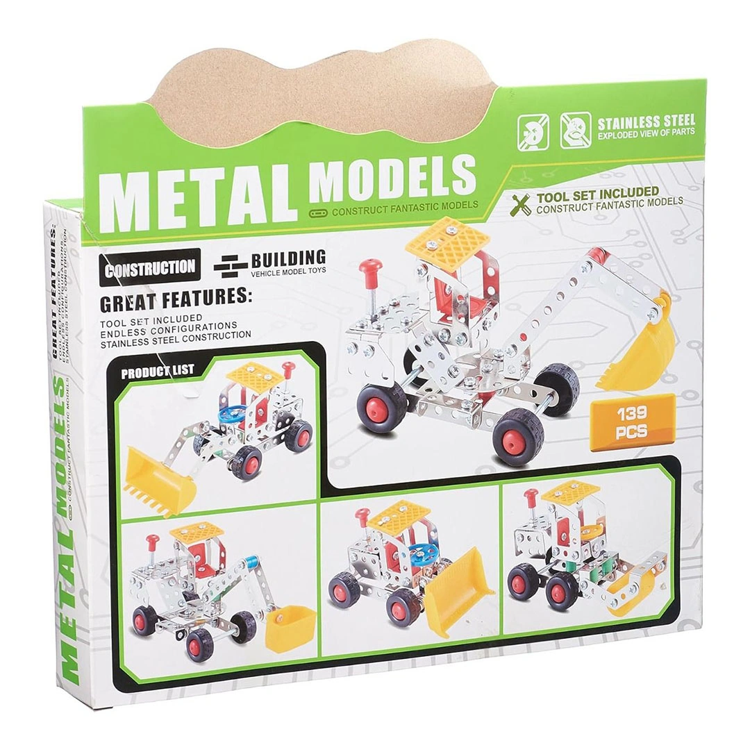 لعبة ميكانو بناء معدنية 5*1 - 139 قطعة