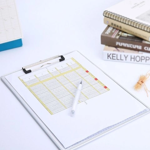 بلانشيطة لوح ورق بكليبس تثبيت مقاس A4