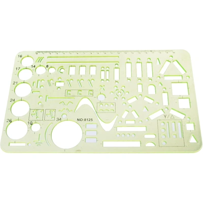 استنسل كهربائي للرسم والديكور - قوالب دقيقة