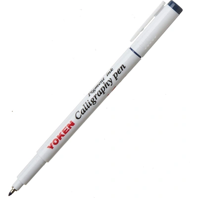 قلم خط عربي من يوكين - أسود 0.3 مم للكتابة الفنية