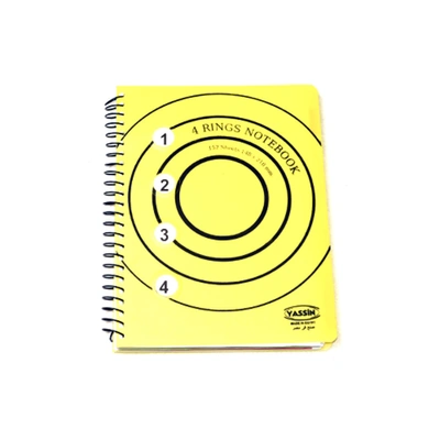 دفتر ياسين حلقي 4 حلقات - 152 ورقة عالية الجودة - مقاس A5
