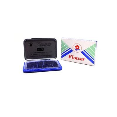 وسادة حبر فلور رقم 3 - لون أزرق - مقاس 5.5x9 سم للأختام