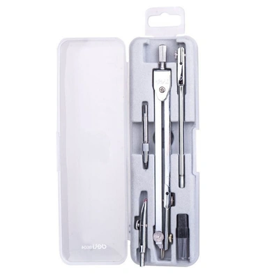 برجل رسومات طلابي معدني من إم آند جي تشنقوانغ - 6 قطع - مقاوم للصدأ