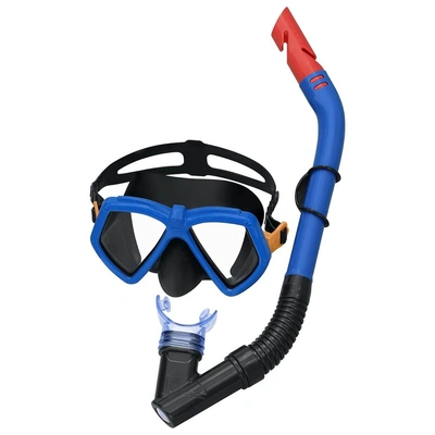 24070 قناع مع أنبوب غطس - أزرق/أسود