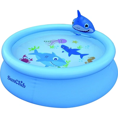 حمام سباحة قابل للنفخ جيلونج سمكة قرش - 190*47 سم - 17822