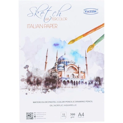 دفتر رسم سميك A4 - 12 ورقة