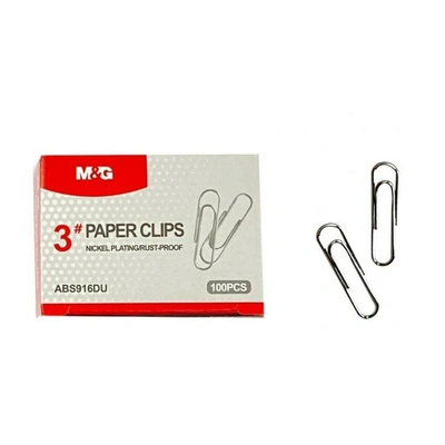 مشابك ورق مغطاة بالنيكل