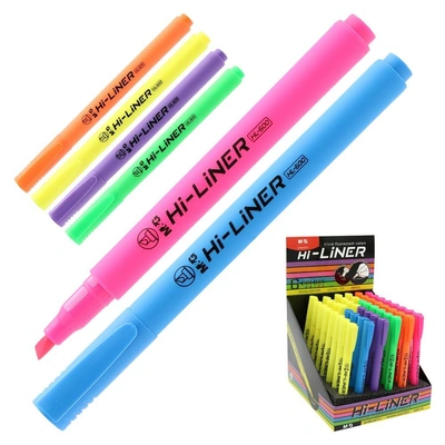 قلم هايلايت أخضر برأس مائل للتحديد