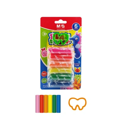 مجموعة صلصال إم آند جي - لتطوير إبداع الأطفال - ألوان متعددة