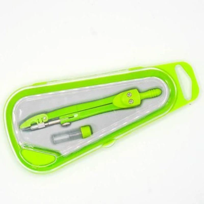 برجل هندسي مع أقلام مدمجة للرسم - أخضر