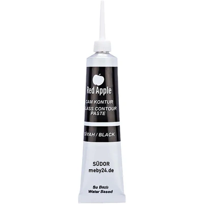 معجون تحديد للرسم على الزجاج - 25 مل - أسود