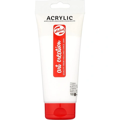 أنبوب ألوان أكريليك - 200 مل - أبيض تيتانيوم