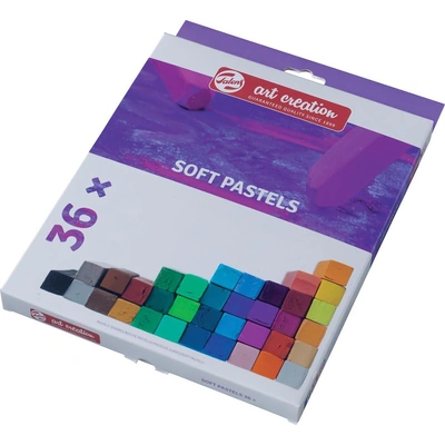 ألوان باستيل ناعمة 36 قطعة - للرسم الفني والتظليل