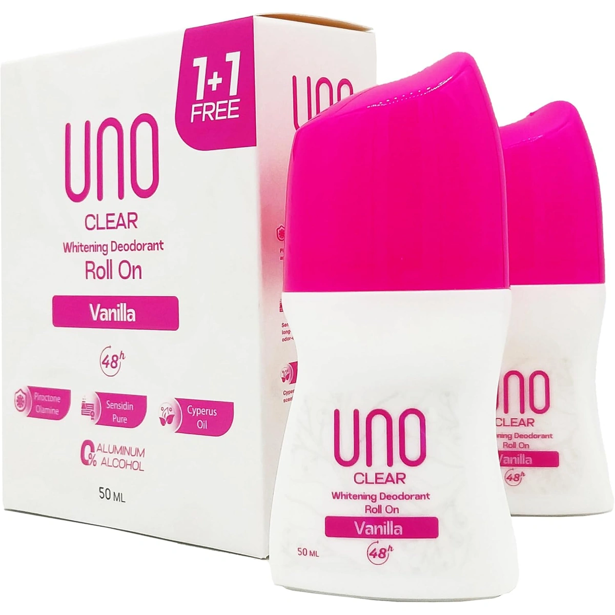 مزيل عرق تفتيح فانيلا عبوة 2 - 50 مل