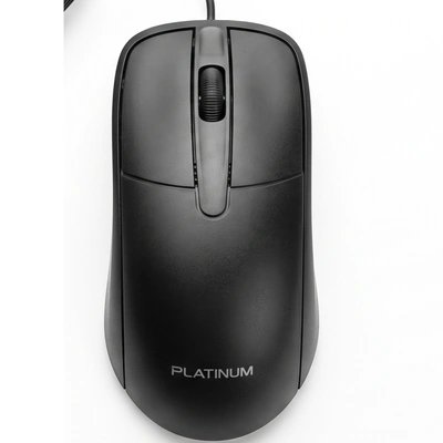 ماوس بلاتينيوم PL-101 سلكي USB 1200 DPI - أسود - بدون ضمان