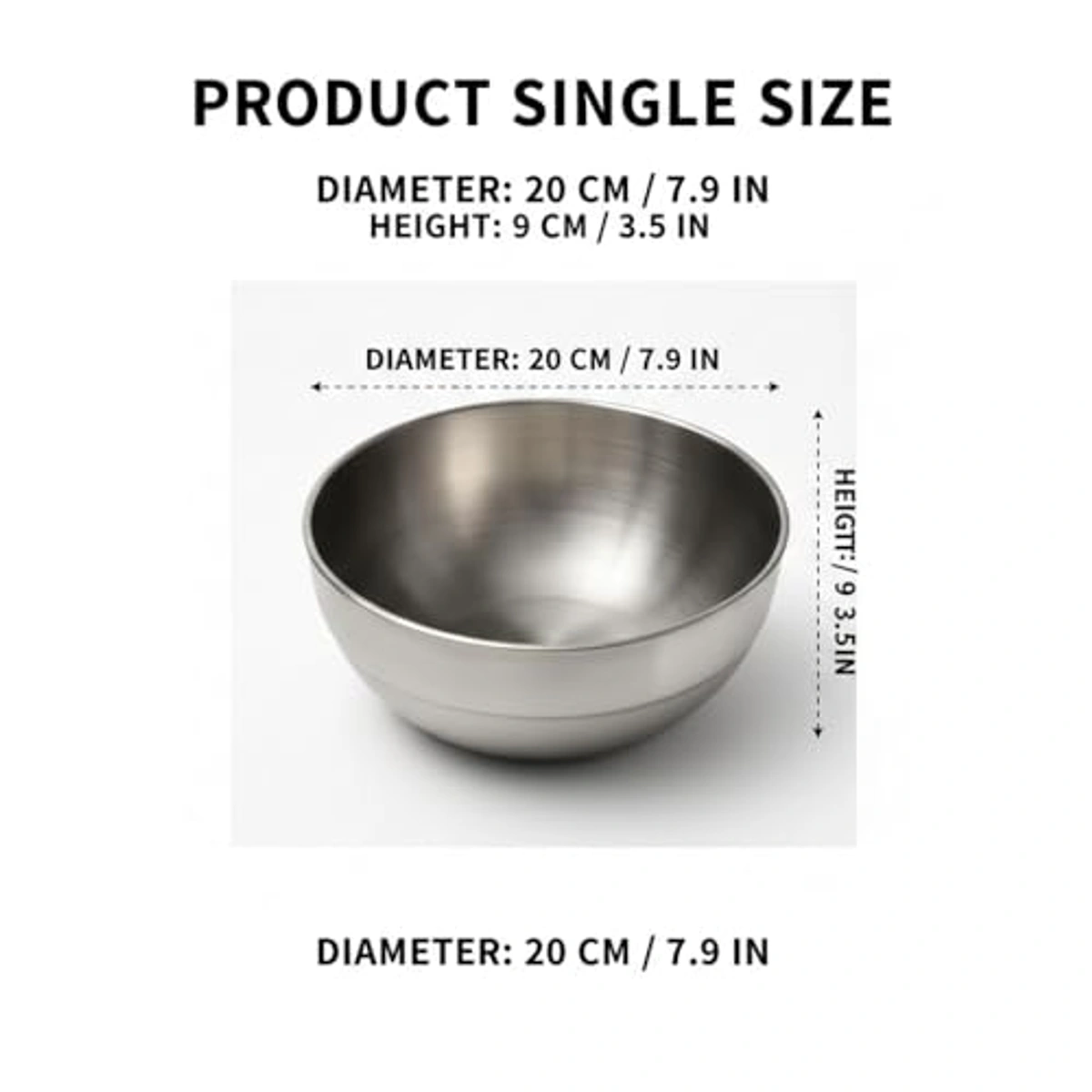 بولة ستانلس ستيل متعددة الاستخدامات - 500 مل