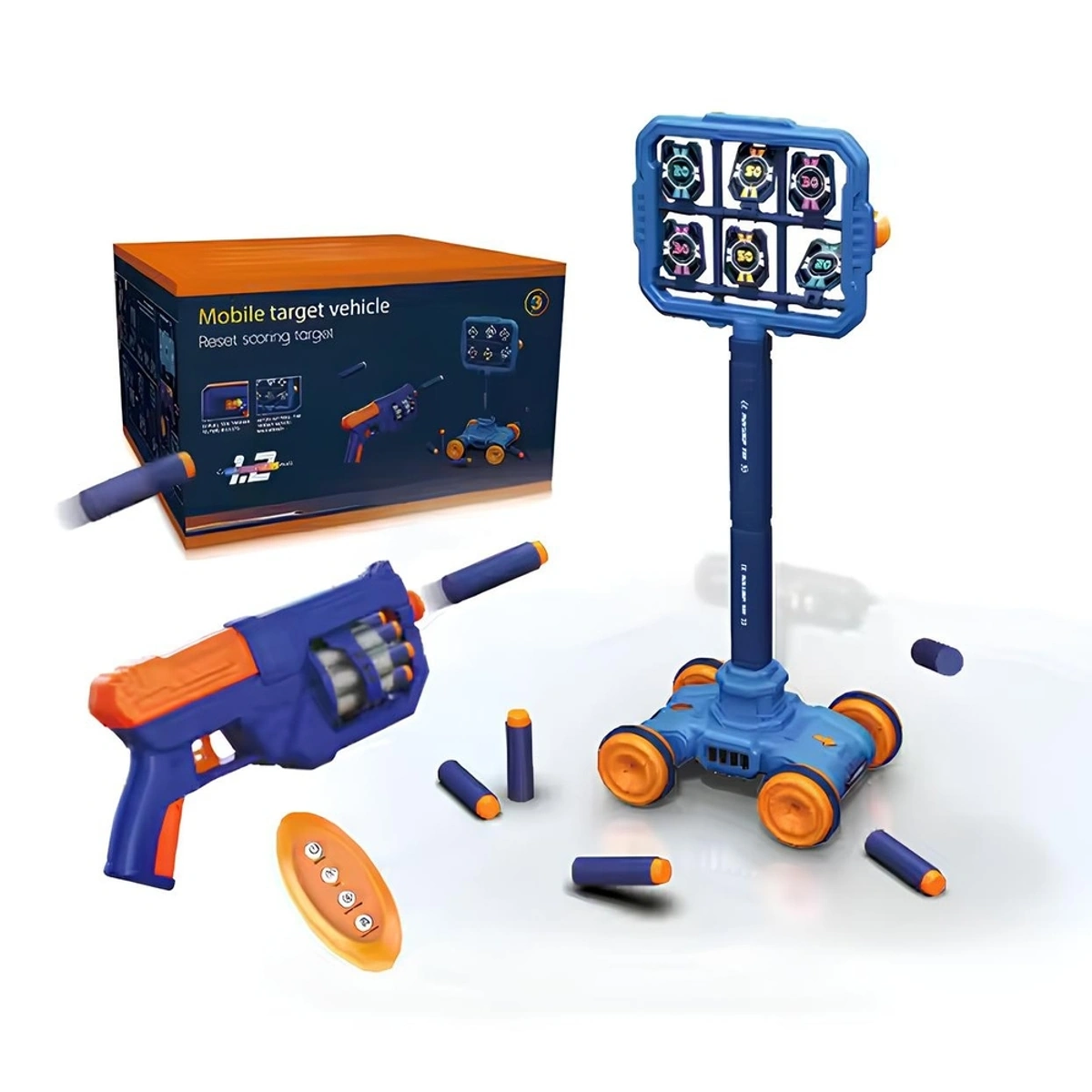Goal Scoring Truck with Foam Blaster and Remote Control