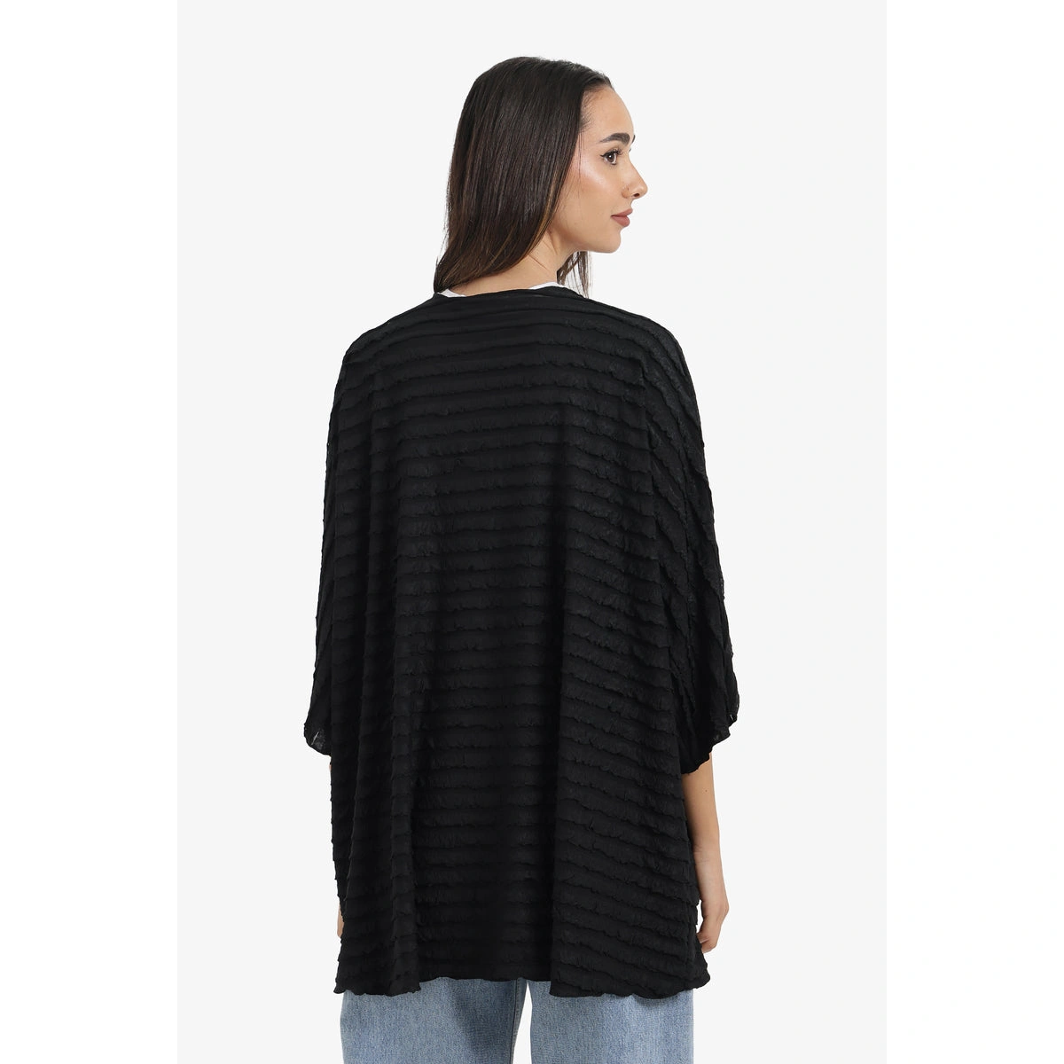 كيمونو شاطئ مكشكش حريمي بوليستر من كارينا 58776