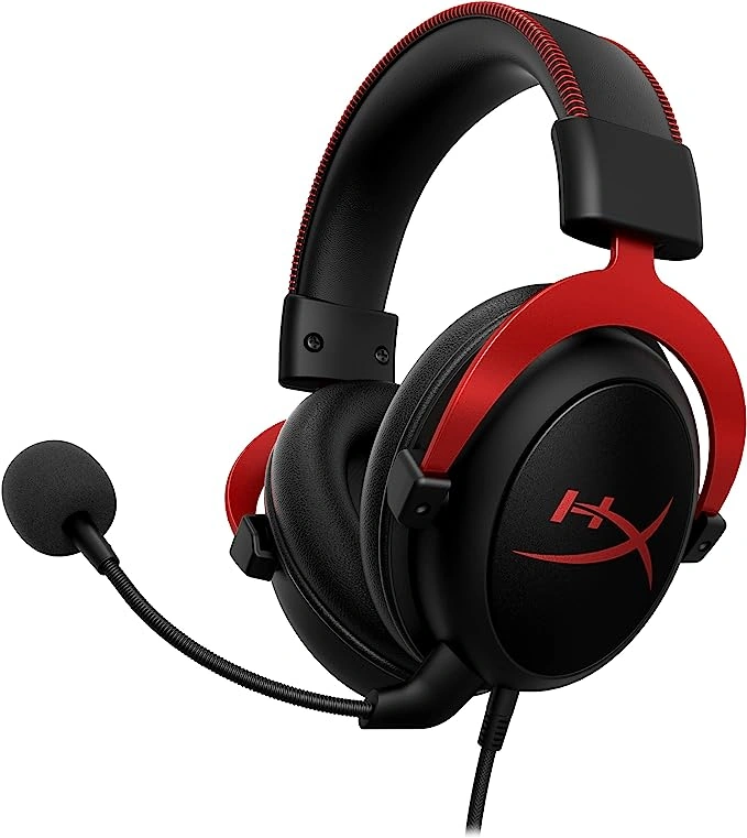 HyperX سماعة رأس فوق الأذن بسلك - أسود