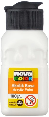 Nova زجاجة طلاء اكريليك لون لؤلؤي - 100 جرام