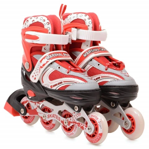 Marshal جزمة باتيناج - أحمر/أبيض