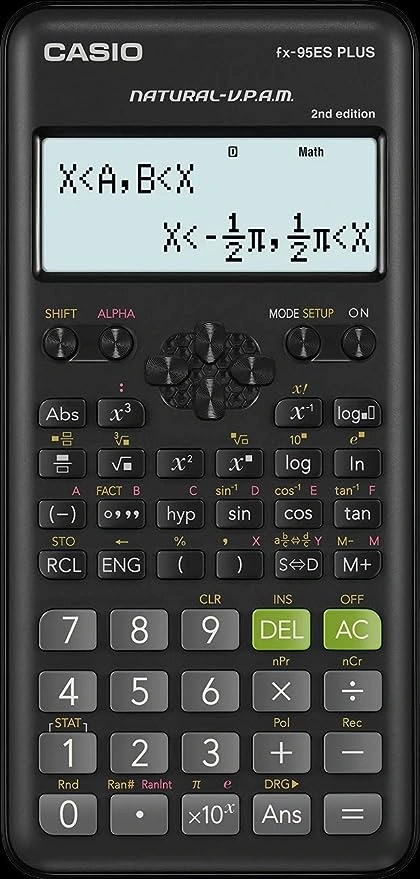Casio أله حاسبة ديجيتال - أسود - FX-95ESPLUS 2nd Edition