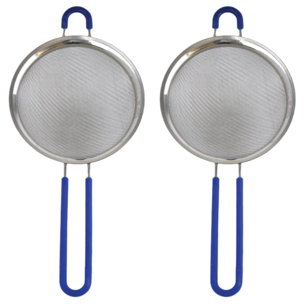 صفاية ستانلس ستيل - 2 قطع - أزرق