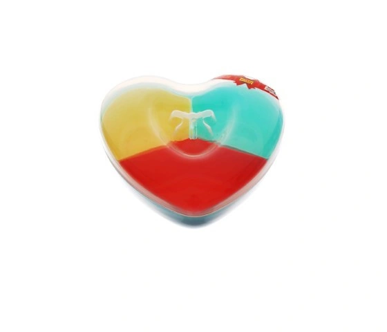 طبق تسالي بلاستيك شكل قلب