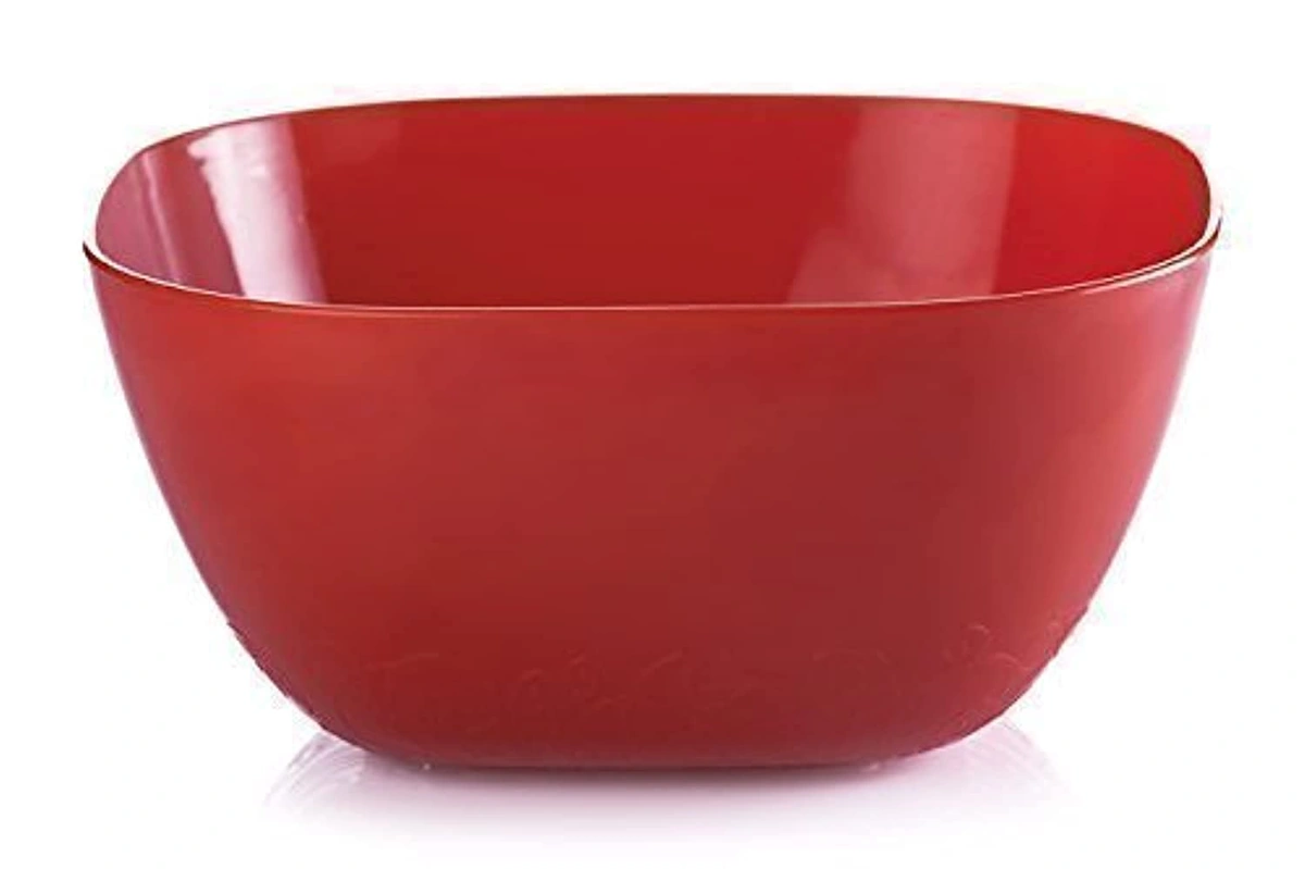 طبق سلطة عميق - أحمر