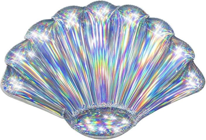 Bestway عوامة علي شكل قوقعة - فضي