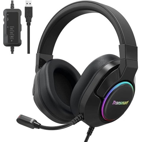 Tronsmart سماعات رأس سلكيه للألعاب - أسود