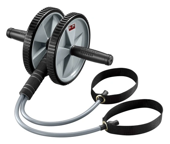 Body Sculpture عجلة التمرين المزدوجة باستك - أسود/برتقالي - BB-705