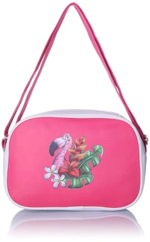 لانش باج صغيرة - أبيض/فوشيا