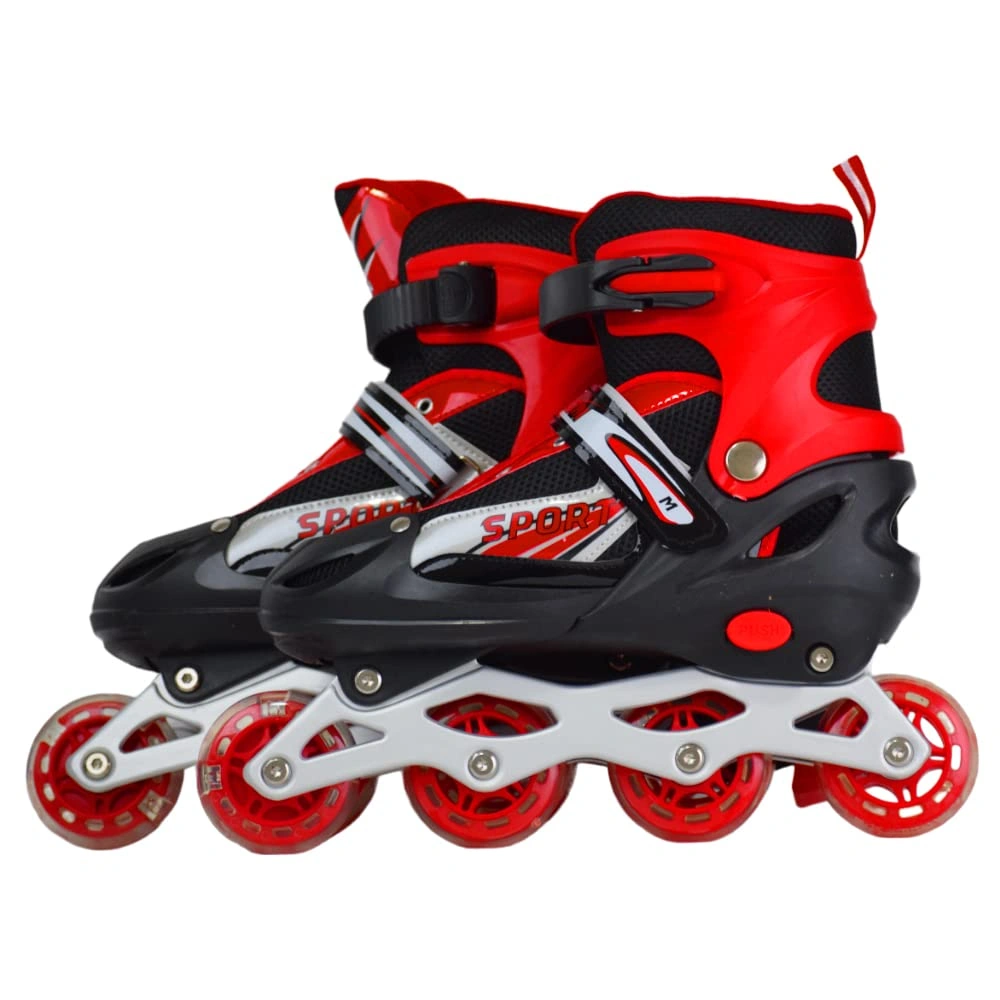 Carol جزمة باتيناج - أسود/أحمر - ‎SRW - 005