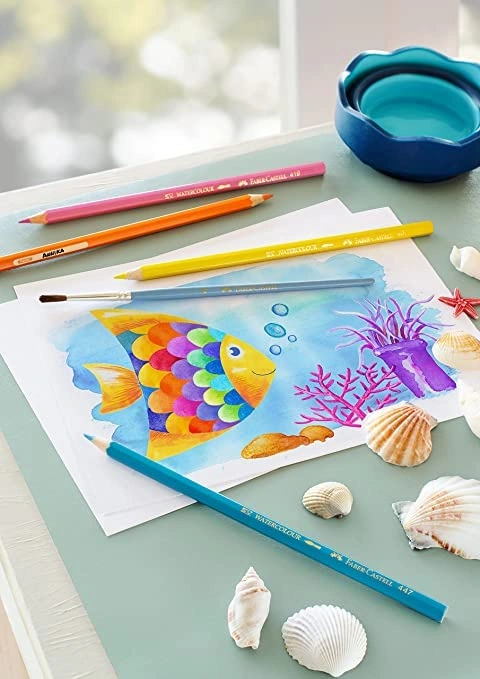 الوان خشب - 12 قطعة - متعددة الالوان