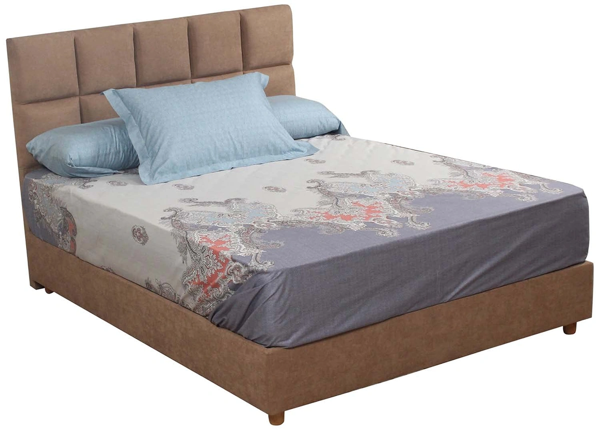 Al Maamoun طقم ملاية سرير بطباعات 6 قطع - 240*180 - متعددة الاوان