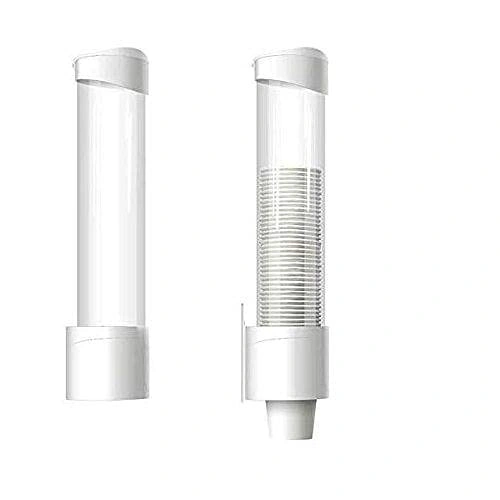 حامل أكواب ديسبنسر - سعة 100 كوب - أبيض