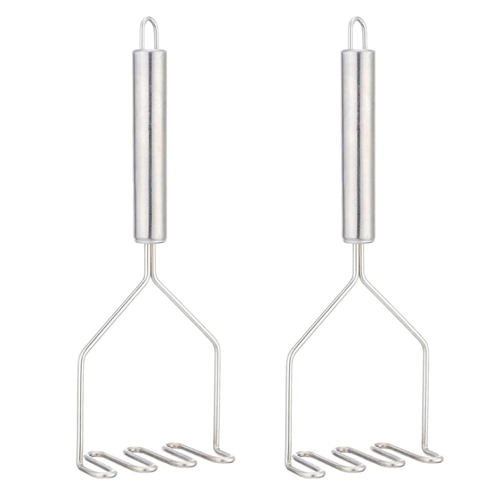 هراسة خضروات 2 قطع - ستانلس ستيل - فضي