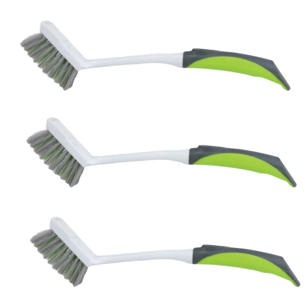 طقم فرش تنظيف بيد - أخضر - 3 قطع