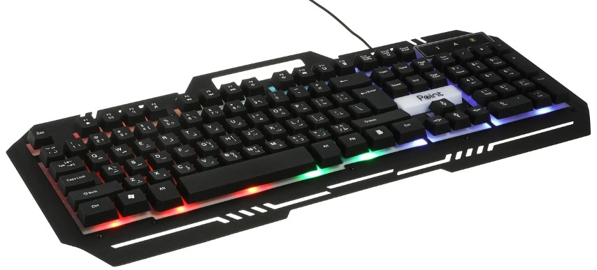 Point Pt-80 كيبورد العاب بسلك - أسود