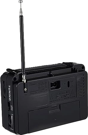 Golone راديو كلاسيك كهربائي صغير - اسود