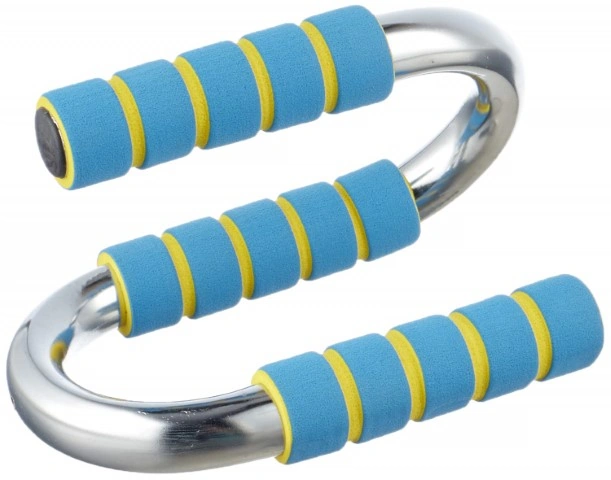 بار لتمارين الضغط - 2 قطعة - لبني/أصفر