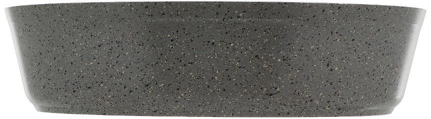 ‎Top Chef صينية جرانيت - 30 سم - رمادي