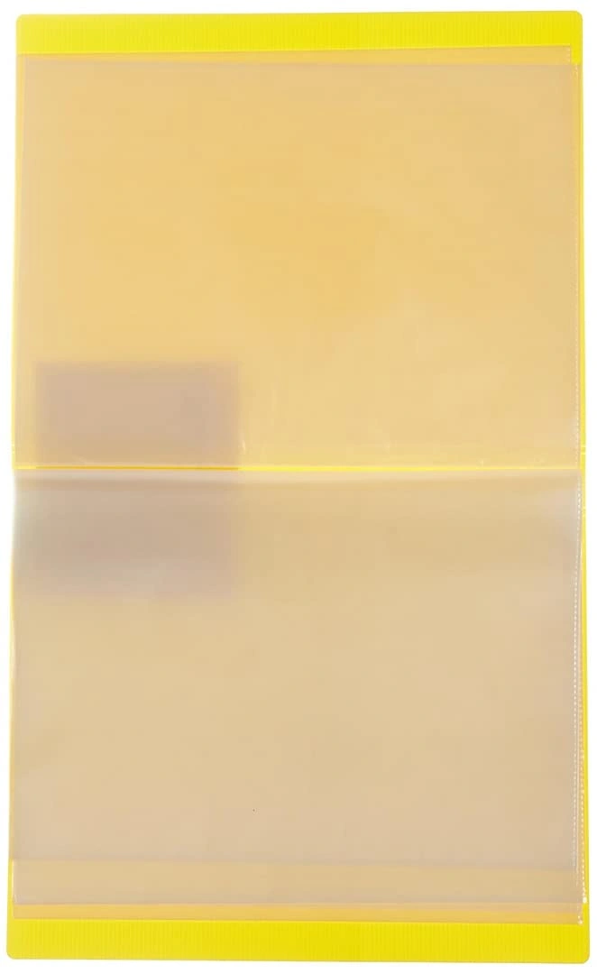 Midgo حافظة أوراق A4 - 30 جيب - أصفر